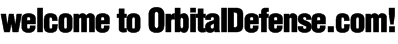 welcome to OrbitalDefense.com!